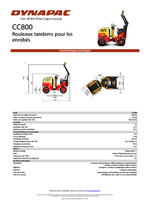 Tandem vibrohengerek Dynapac CC 800