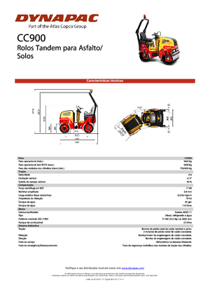 Tandem vibrohengerek Dynapac CC 900