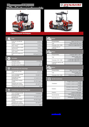 Tandem vibrohengerek Dynapac CC2200