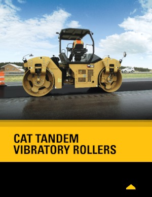 Tandem vibrohengerek Caterpillar CD44B