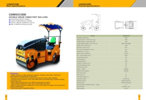 Tandem vibrohengerek Lonking CDM5033DD
