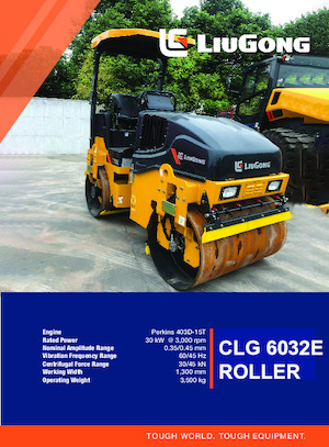 Tandem vibrohengerek Liugong CLG6032E
