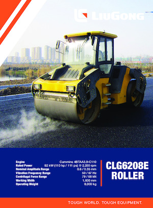 Tandem vibrohengerek Liugong CLG6208E