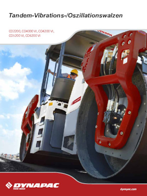 Tandem vibrohengerek Dynapac CO 6200 VI