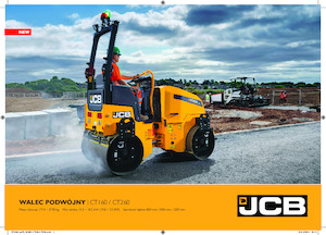 Tandem vibrohengerek JCB CT160-80