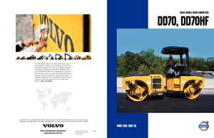 Tandem vibrohengerek Volvo DD70