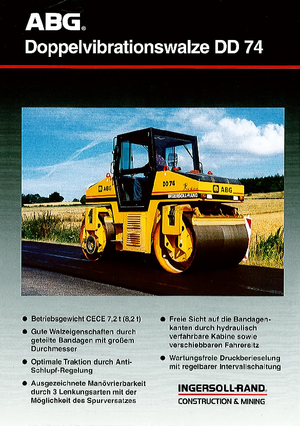 Tandem vibrohengerek IR-ABG DD 74