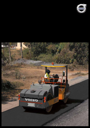 Tandem vibrohengerek Volvo DD100B