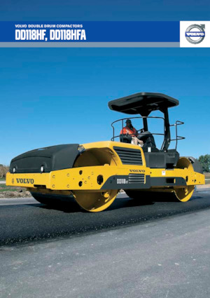 Tandem vibrohengerek Volvo DD118HF