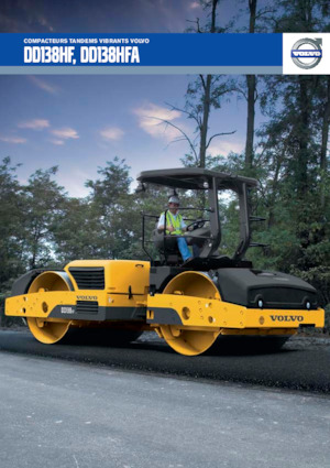 Tandem vibrohengerek Volvo DD138HF