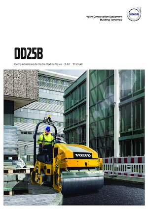 Tandem vibrohengerek Volvo DD25B