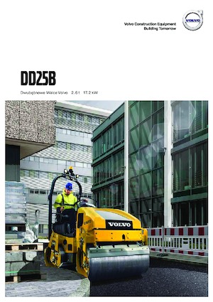 Tandem vibrohengerek Volvo DD25B