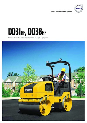 Tandem vibrohengerek Volvo DD38HF 