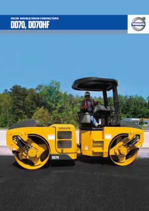 Tandem vibrohengerek Volvo DD70