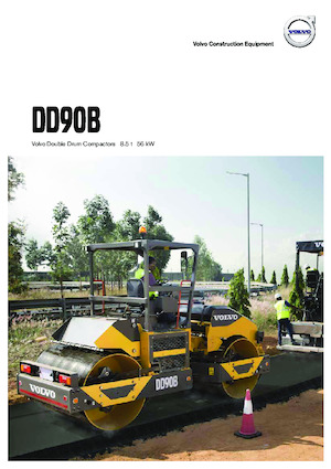Tandem vibrohengerek Volvo DD90B