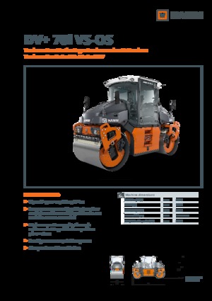 Tandem vibrohengerek Hamm DV+ 70i VS-OS