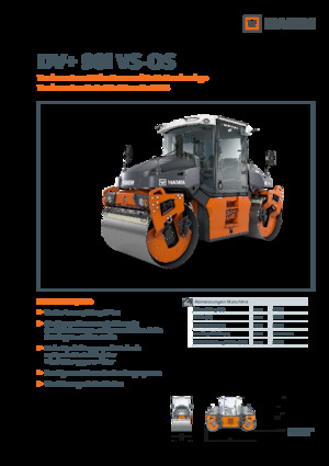 Tandem vibrohengerek Hamm DV+ 90i VS-OS