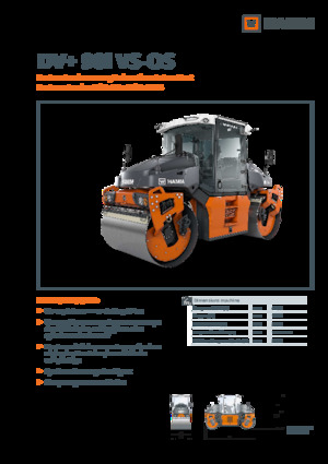 Tandem vibrohengerek Hamm DV+ 90i VS-OS