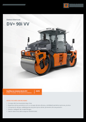 Tandem vibrohengerek Hamm DV+ 90i VV