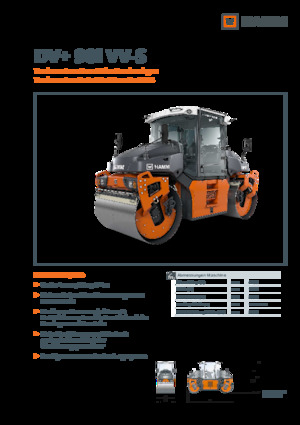 Tandem vibrohengerek Hamm DV+ 90i VV-S