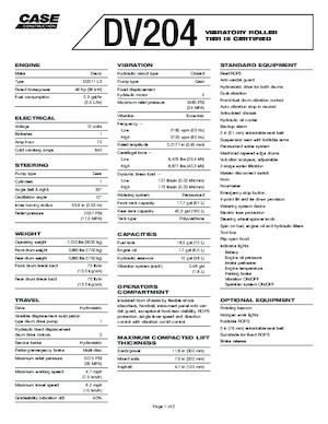 Tandem vibrohengerek Case DV210