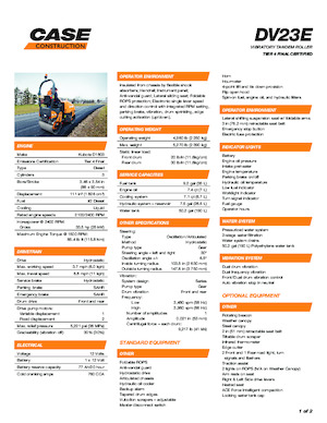 Tandem vibrohengerek Case DV23E