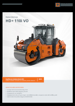 Tandem vibrohengerek Hamm HD+ 110i VO