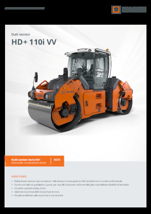 Tandem vibrohengerek Hamm HD+ 110i VV
