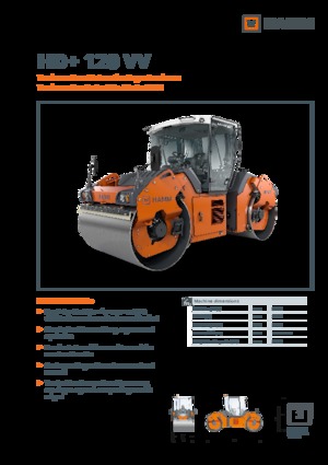 Tandem vibrohengerek Hamm HD+ 120 VV