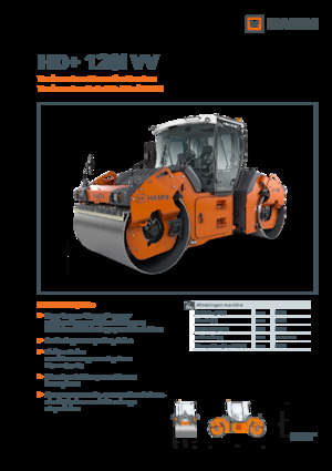 Tandem vibrohengerek Hamm HD+ 120i VV