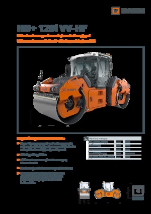 Tandem vibrohengerek Hamm HD+ 120i VV-HF