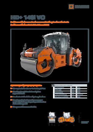 Tandem vibrohengerek Hamm HD+ 140i VO