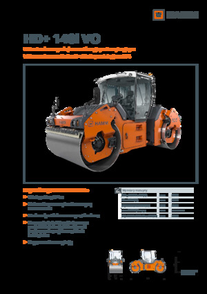 Tandem vibrohengerek Hamm HD+ 140i VO