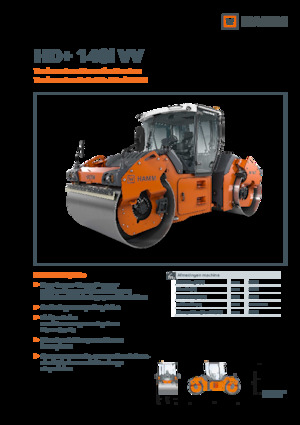 Tandem vibrohengerek Hamm HD+ 140i VV