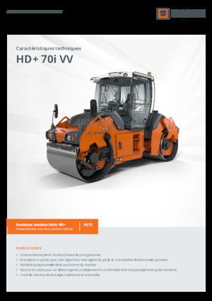 Tandem vibrohengerek Hamm HD+ 70i VV