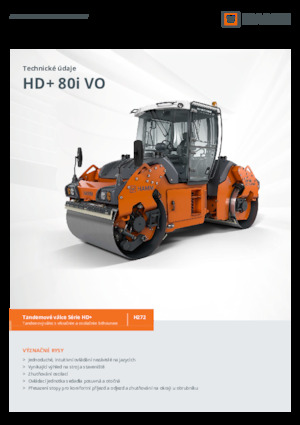 Tandem vibrohengerek Hamm HD+ 80i VO