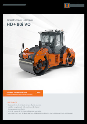 Tandem vibrohengerek Hamm HD+ 80i VO