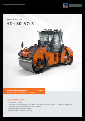 Tandem vibrohengerek Hamm HD+ 80i VO-S