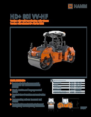 Tandem vibrohengerek Hamm HD+ 80i VV-HF