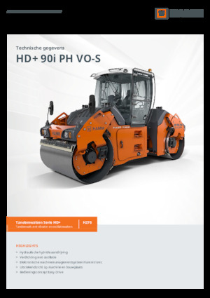 Tandem vibrohengerek Hamm HD+ 90i PH VO-S