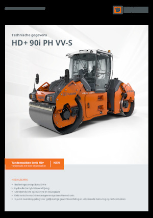 Tandem vibrohengerek Hamm HD+ 90i PH VV-S