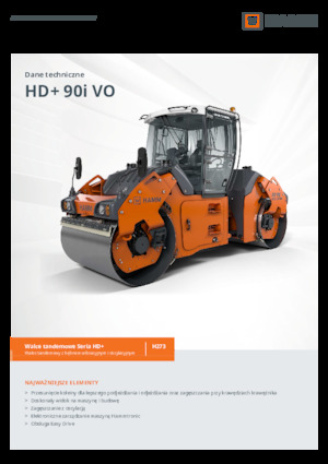 Tandem vibrohengerek Hamm HD+ 90i VO