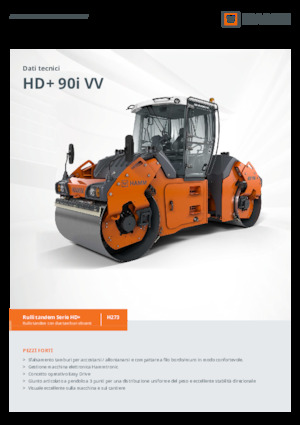 Tandem vibrohengerek Hamm HD+ 90i VV
