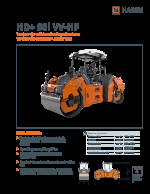 Tandem vibrohengerek Hamm HD+ 90i VV-HF