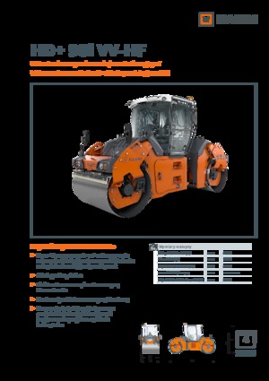 Tandem vibrohengerek Hamm HD+ 90i VV-HF