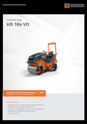 Tandem vibrohengerek Hamm HD 10e VO