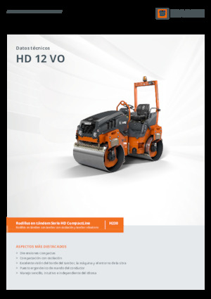 Tandem vibrohengerek Hamm HD 12 VO