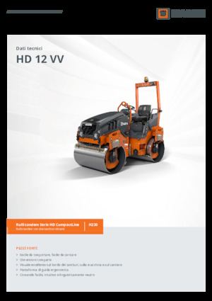 Tandem vibrohengerek Hamm HD 12 VV