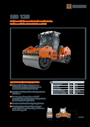 Tandem vibrohengerek Hamm HD 128