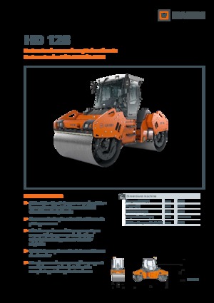 Tandem vibrohengerek Hamm HD 128